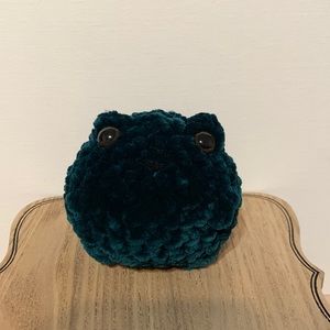 Velvet Handmade Amigurumi Crochet Frog